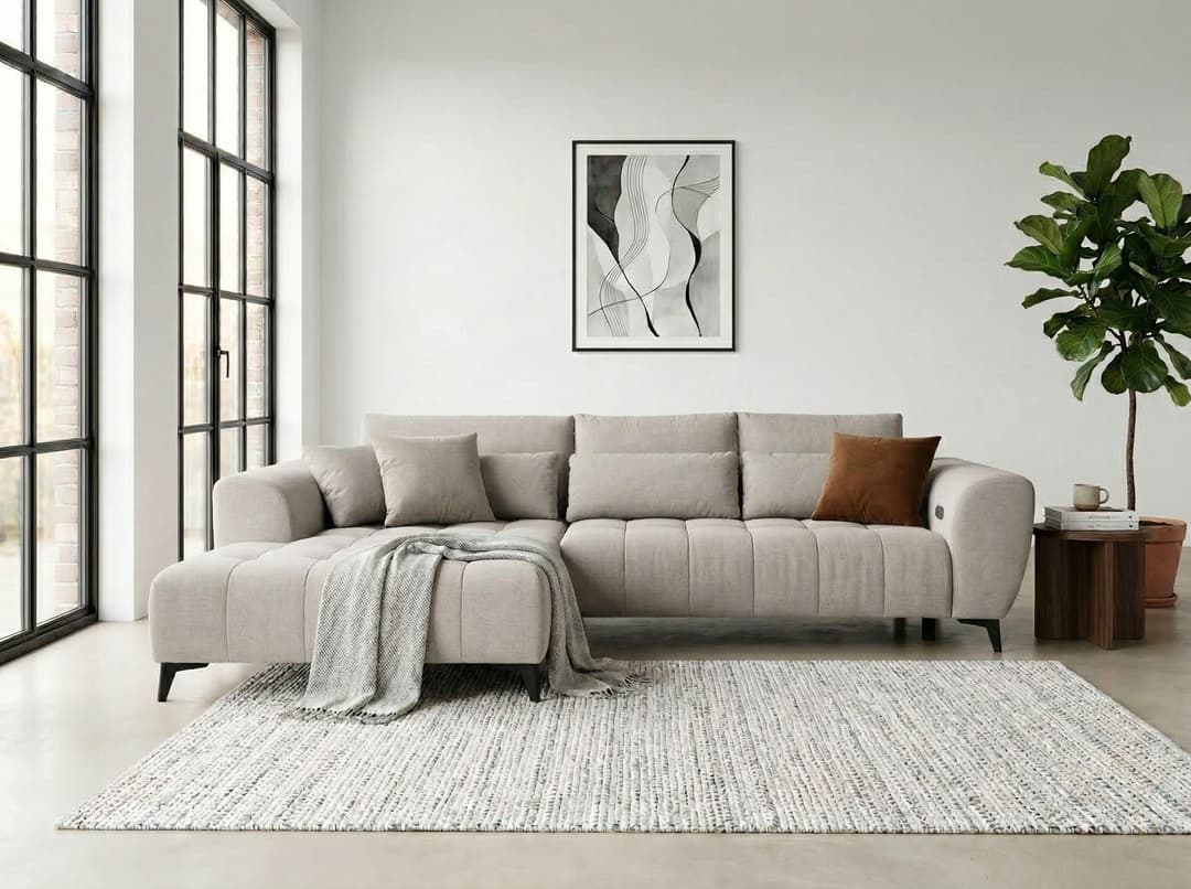 WERK2 Ecksofa Garay | Beige