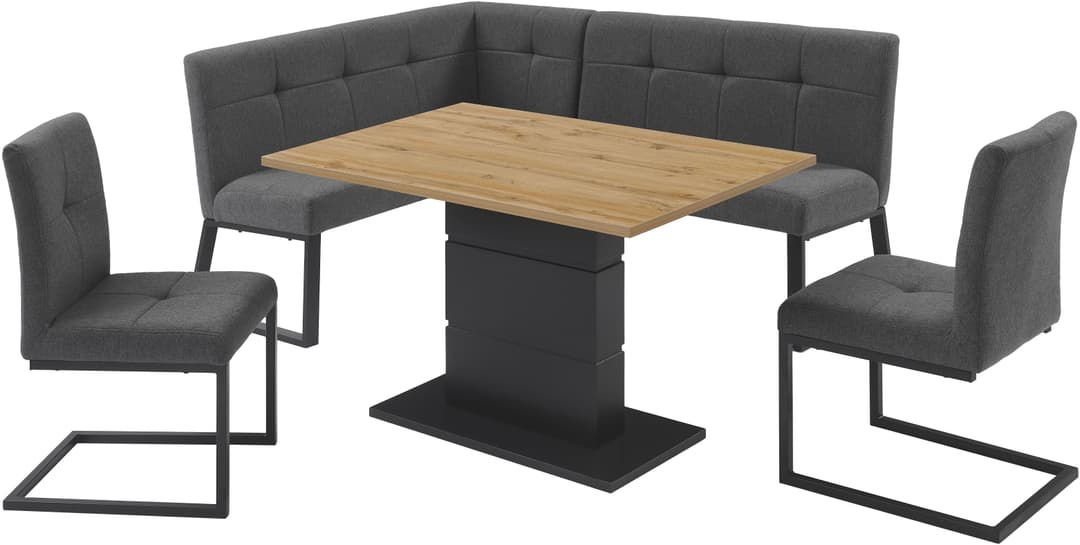 OTTO home Eckbankgruppe Geranie | Grau