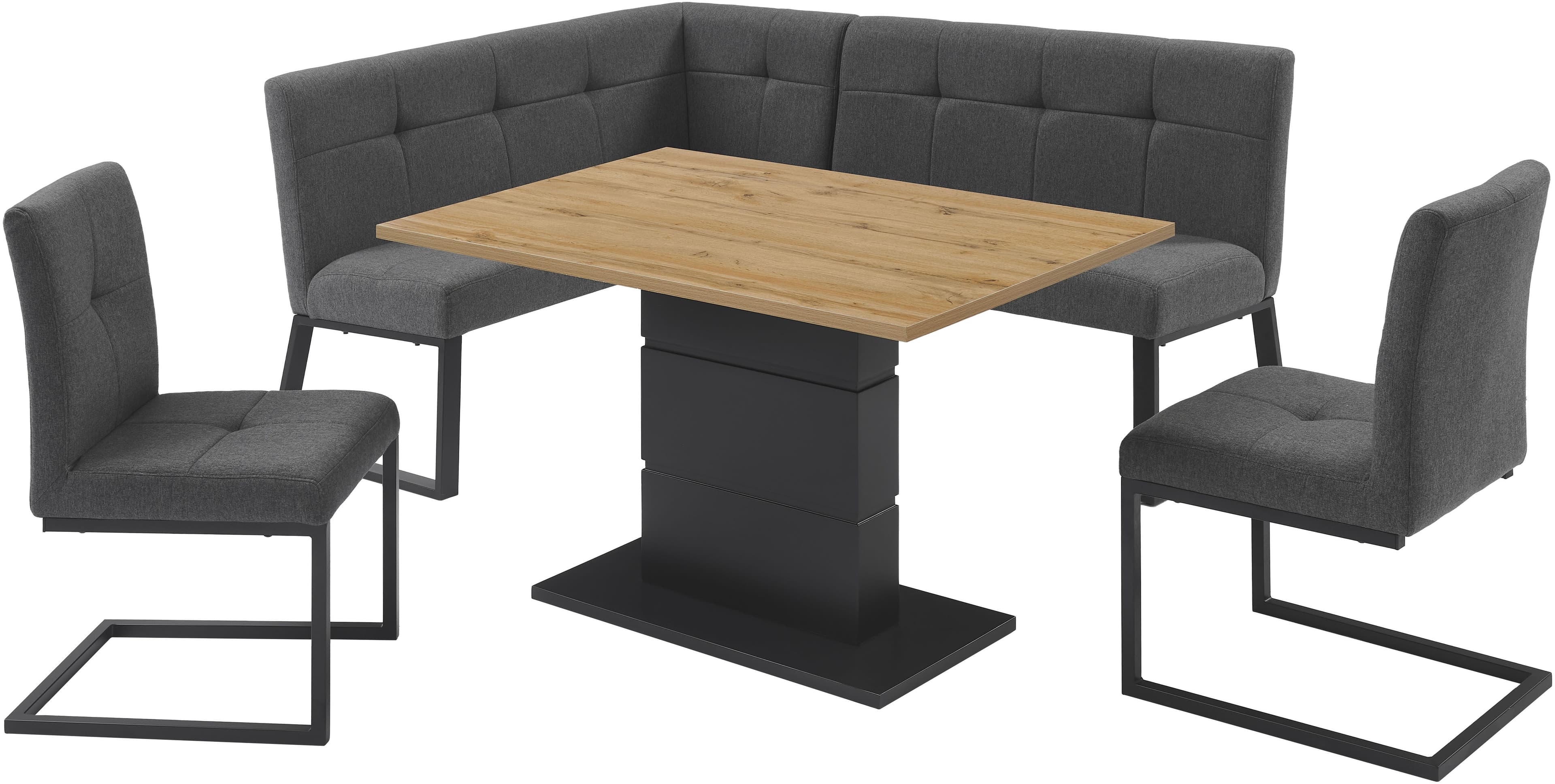 OTTO home Eckbankgruppe Geranie | Grau