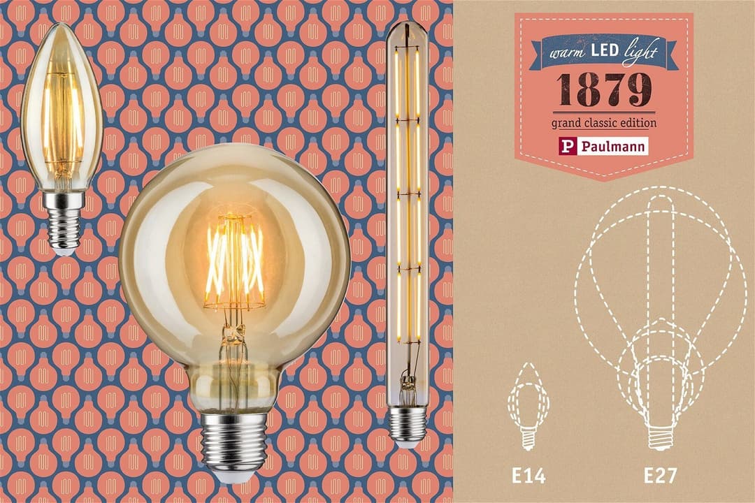 Paulmann LED-Leuchtmittel Globe125 | Gold