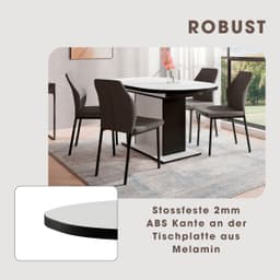 OTTO home Esstisch Basel | Weiß