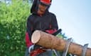 Einhell Benzin-Kettensäge GC-PC 1435 I TC Kit | Schwarz 2