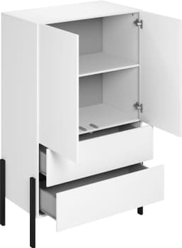 OTTO home Wäscheschrank Jukon | Weiß