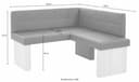 massivline&more Eckbank Anna 2 | Grau 3