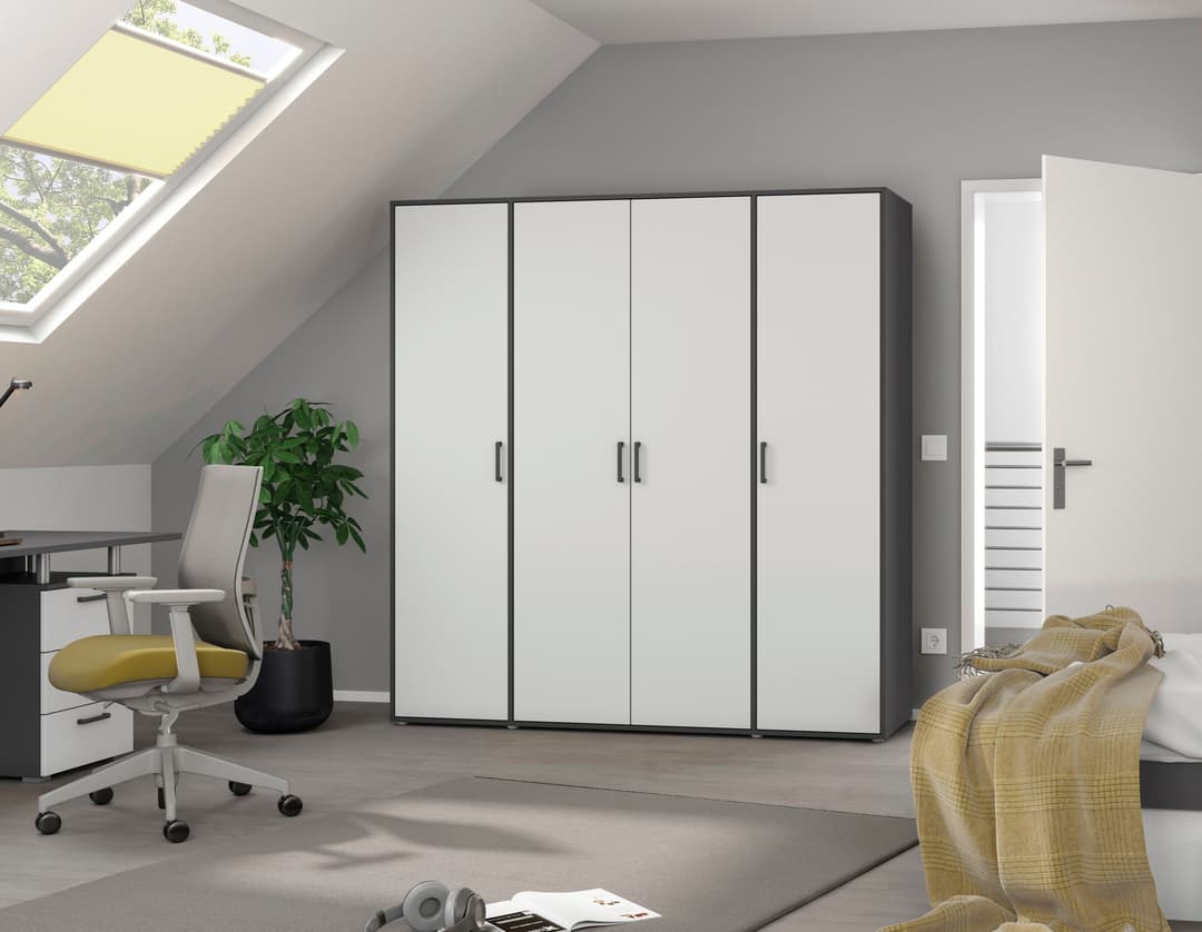 rauch Kleiderschrank VOYAGER | Weiß