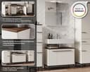 GERMANIA Waschbeckenunterschrank Yonkers | Braun 2