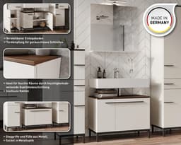 GERMANIA Waschbeckenunterschrank Yonkers | Braun