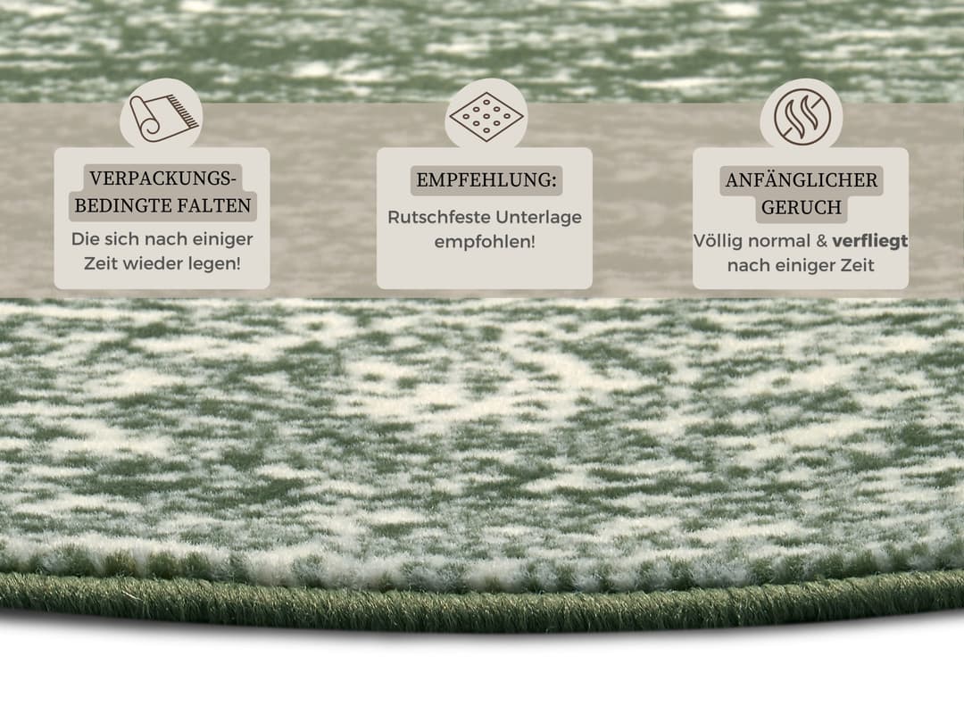 HANSE Home Teppich Meridional | Grün