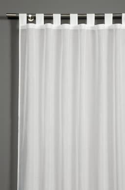 Sehlbach Gardine Schal Voile Uni | Weiß