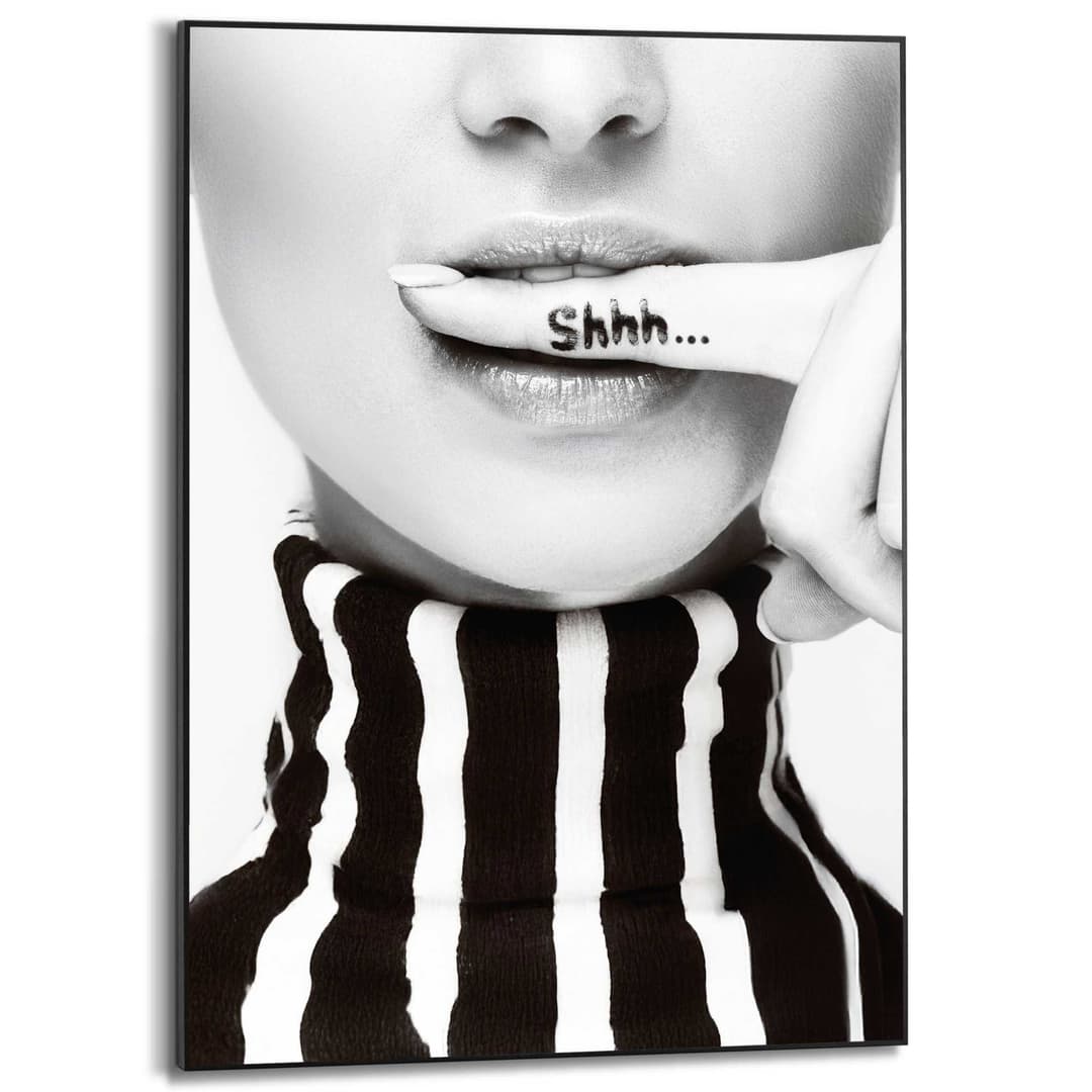 Reinders! Poster Ssshhh! | Schwarz