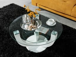 Stolkom Sp.z.o.o. Couchtisch Denver | Weiß