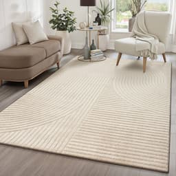 the carpet Teppich Everest | Beige