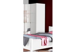 priess Kleiderschrank Malaga mit Spiegelfront | Weiß