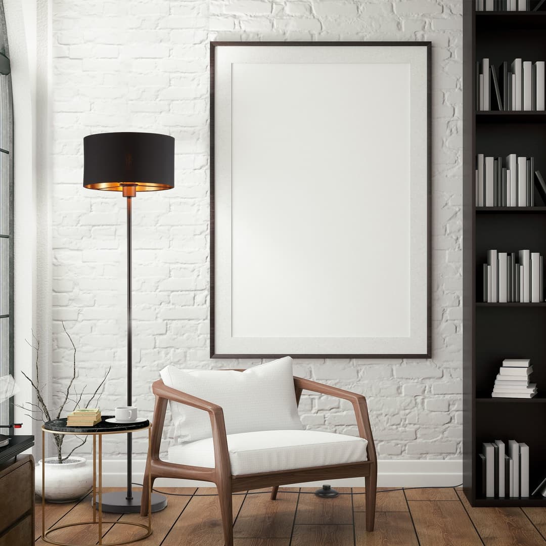 B.K.Licht Stehlampe BKL1417 | Schwarz
