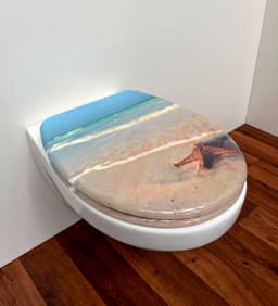 welltime WC-Sitz Classic Decor | Mehrfarbig