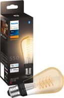 Philips Hue LED-Filament White Edison ST64 | Holztöne