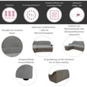 DOMO collection Ecksofa Bahia | Beige 4