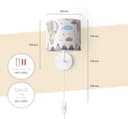 Paco Home Wandleuchte Cosmo 343 | Mehrfarbig 4