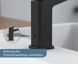 Schütte RAVEN Waschtischarmatur | Schwarz