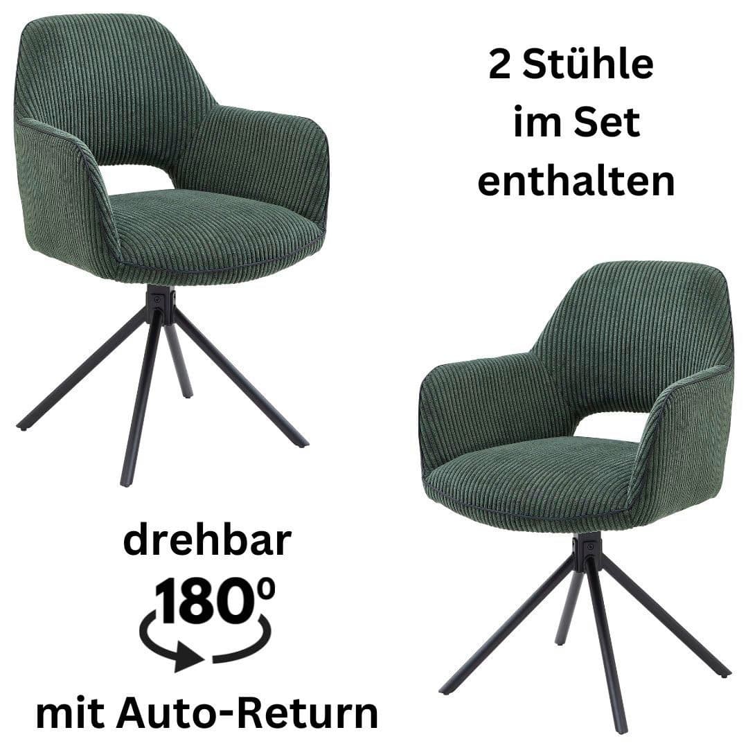 Stolkom Sp.z.o.o. Armlehnstuhl Adriana | Grün