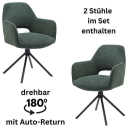 Stolkom Sp.z.o.o. Armlehnstuhl Adriana | Grün