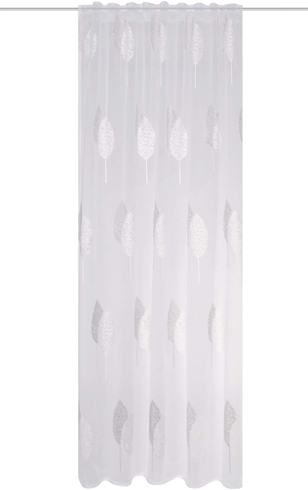 HOME WOHNIDEEN Gardine ALAVARO | Grau