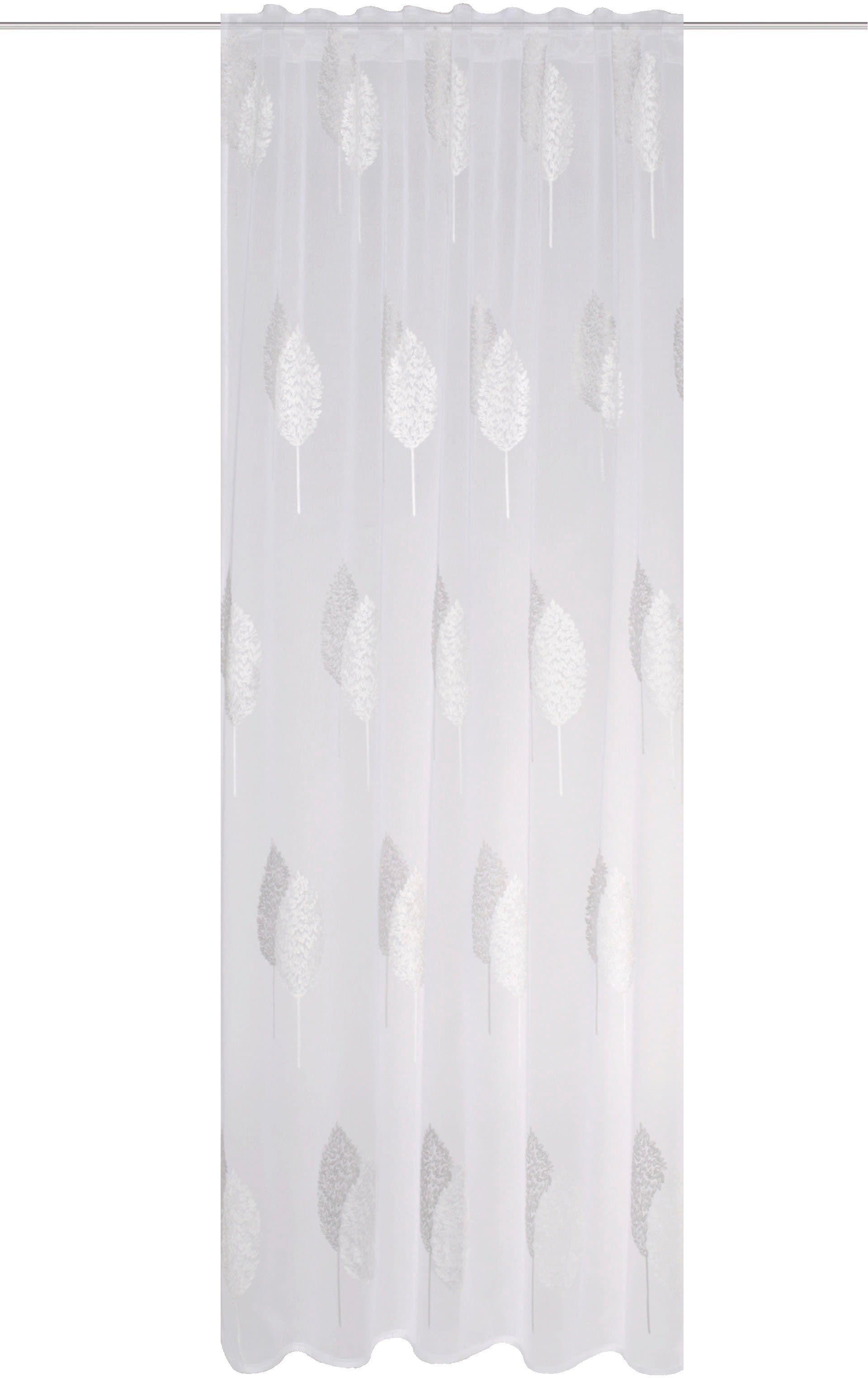 HOME WOHNIDEEN Gardine ALAVARO | Grau
