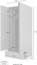 OTTO home Kleiderschrank Cross | Weiß 4