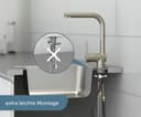 Schütte LONDON Spültischarmatur | Silber 3