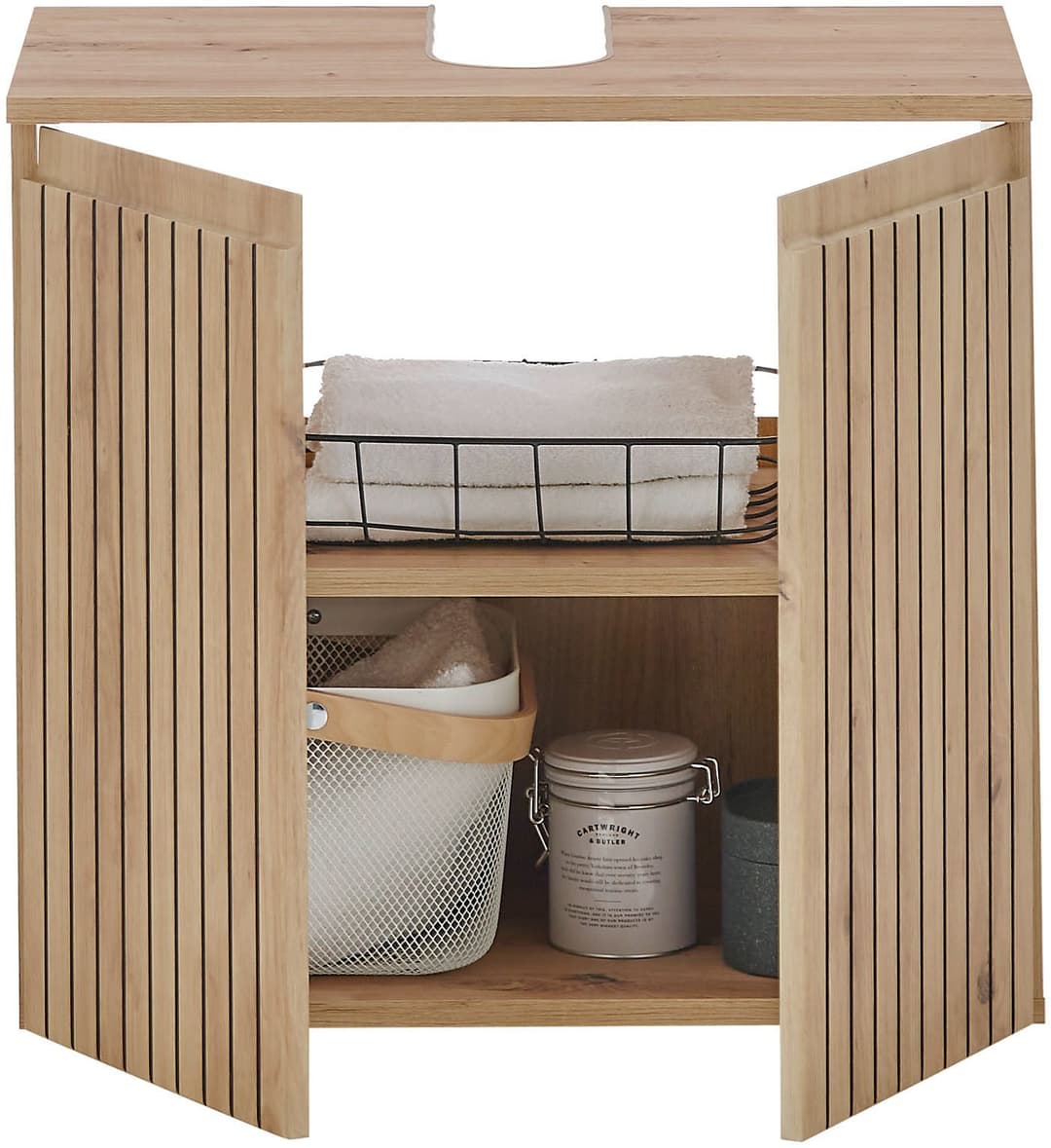 BASIC by Balculina Waschbeckenunterschrank Austin | Holztöne