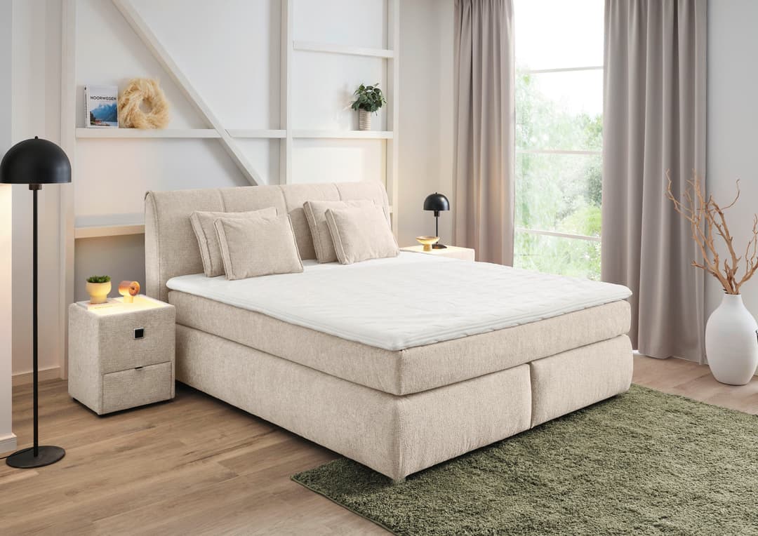 Jockenhöfer Gruppe Boxspringbett Carla | Beige