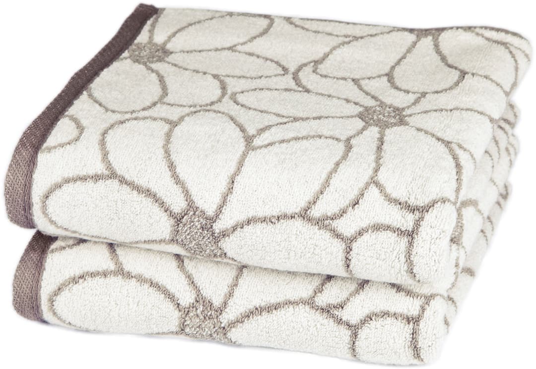 ROSS Handtücher Blütenfond | Beige