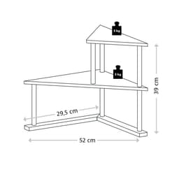 KESPER® Ablageregal | Holztöne