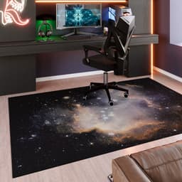 Wecon home Teppich Galactic Glow | Schwarz