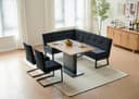 OTTO home Eckbank Geranie | Schwarz 2
