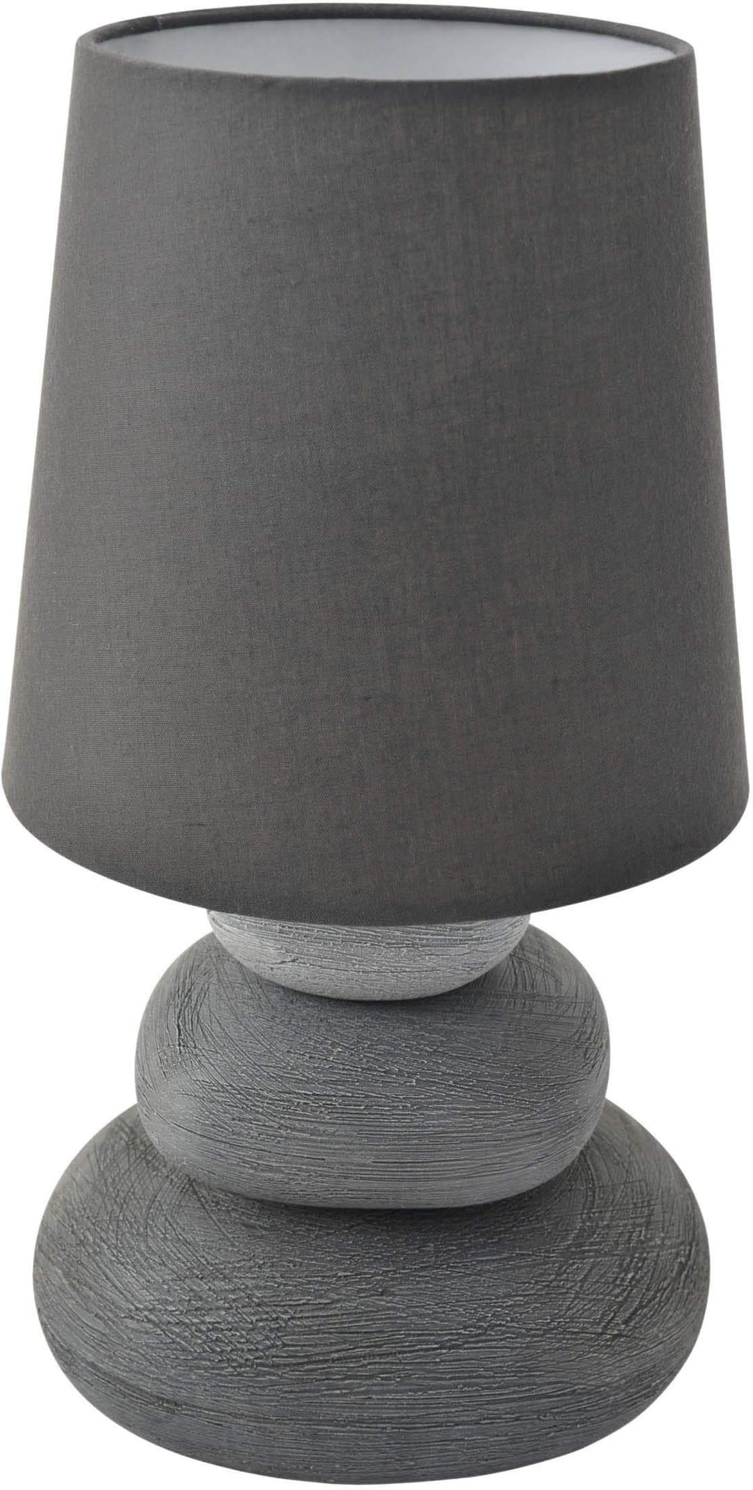 näve LED Tischleuchte Stoney | Grau