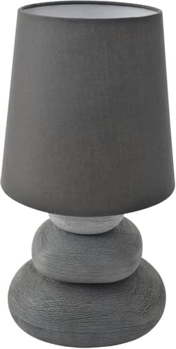 näve LED Tischleuchte Stoney | Grau