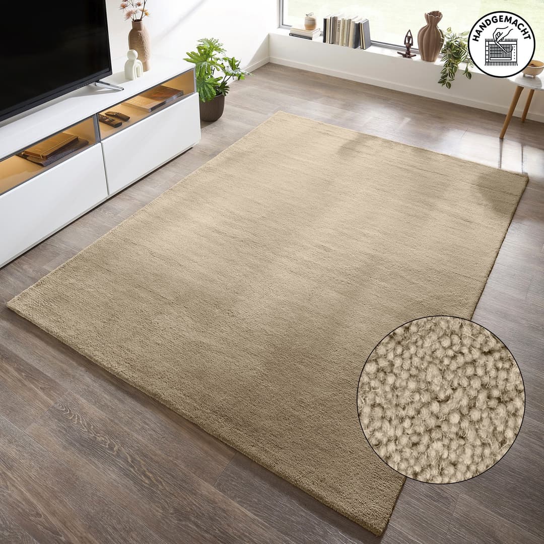 OTTO home Wollteppich Gabbo Natur | Beige