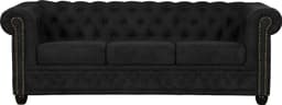 Home affaire Chesterfield-Sofa Rysum | Schwarz