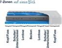 Kaltschaummatratze XXL Gelstar KS | Weiß 4