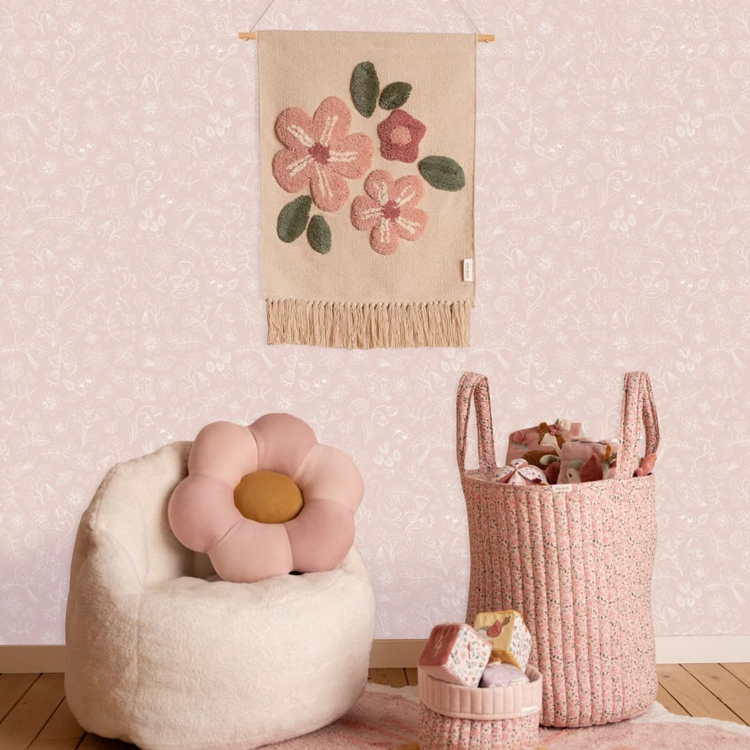 LITTLE DUTCH Vliestapete Fairy Wonders Blossom | Rosa
