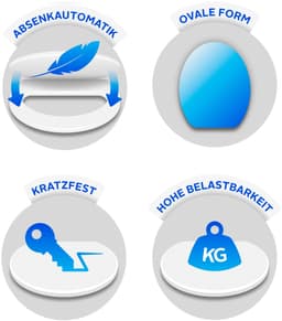WENKO WC-Sitz Secura | Weiß