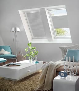 GARDINIA Dachfenster-Plissee | Grau