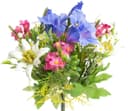 Kunstblume Edelweiß-Enzian-Alpenrosenstrauß | Mehrfarbig