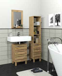 Waschbeckenunterschrank JOSIE | Holztöne