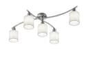 TRIO Leuchten Deckenleuchte Garda | Silber