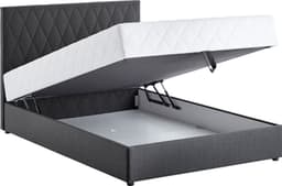 ATLANTIC home collection Boxbett "Benita" | Grau