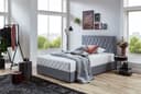 ATLANTIC home collection Boxbett "Benita" | Grau
