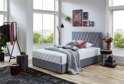 ATLANTIC home collection Boxbett "Benita" | Grau