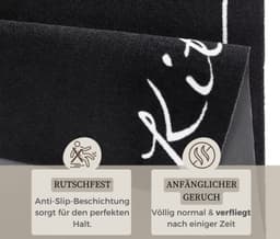 HANSE Home Küchenläufer Kitchen Herz | Schwarz